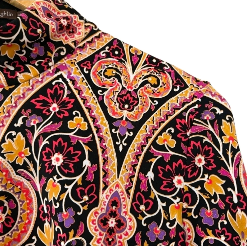 J. Mclauglin Catalina Cloth 1/4 Zip Long Sleeve Popover Top. Sz. L. - Picture 6 of 10